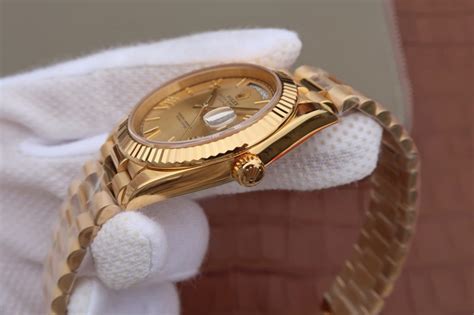 rolex gold crown